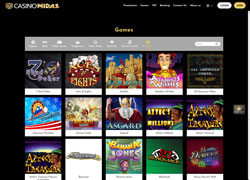 Casino Midas Casino Lobby Screenshot
