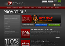 Fly Casino Promotions Screenshot