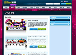 William Hill Vegas Jackpots Screenshot
